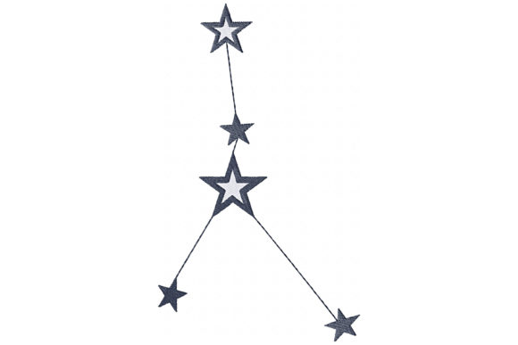 A Designer's Look at the Cancer Constellation Embroidery Design