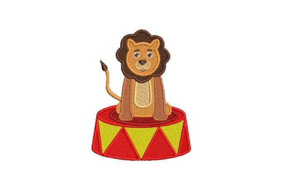 A Designer's Review: Circus Lion Embroidery