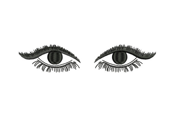 A Designer's Review of the Realistic Human Eyes Embroidery File
