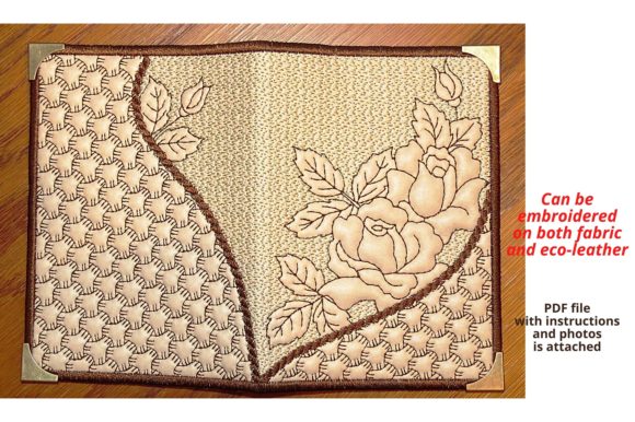 A Designer's Review of the Sheridan Roses Passport Cover Embroidery