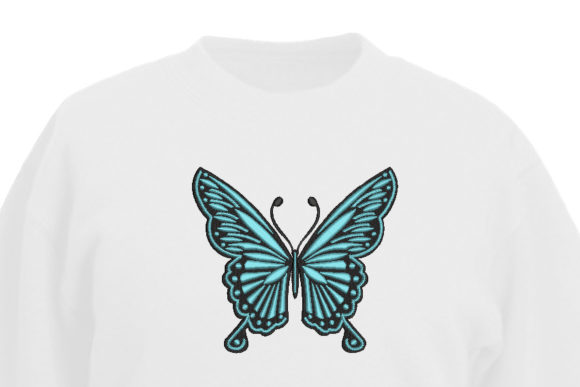 A Designer's Take on the Blue and Black Butterfly