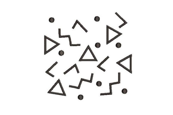 A Designer’s Review: Retro Black and White Shapes for Boutique Sweatshirts