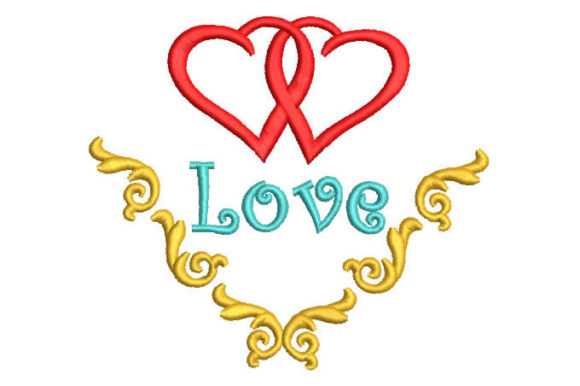 A Practical Look at the Two Hearts and Love Embroidery Design