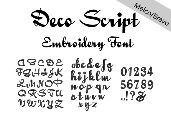 Artistic Decorative Font: A Versatile Embroidery Alphabet