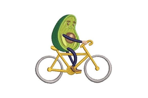 Avocado Cyclist Embroidery Review for Craft Fair Success