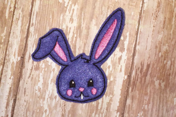Designing with the Easter Bunny Face ITH Feltie
