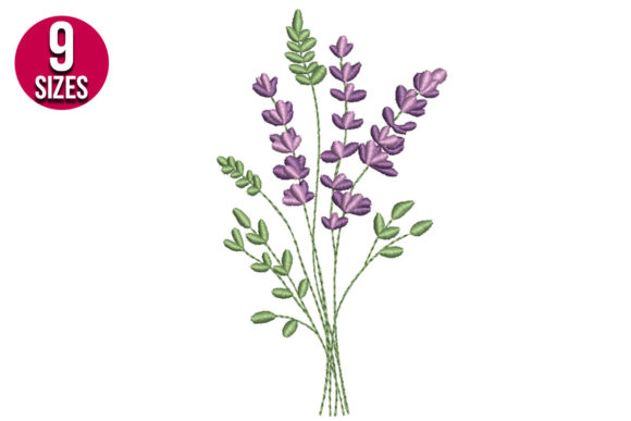 Evaluating Lavender Bunch for Professional Embroidery Projects