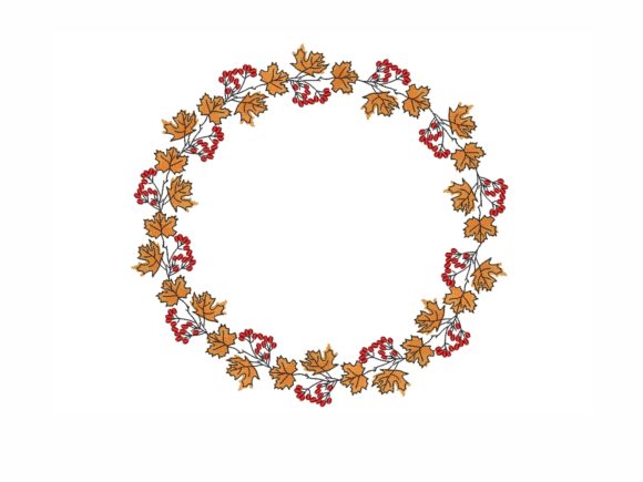 Evaluating the Fall Wreath Embroidery Design for Your Product Line