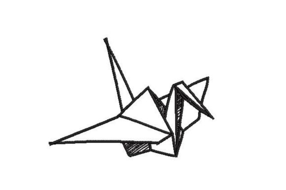 Paper Crane Embroidery: A Business-Friendly Brand Asset Review