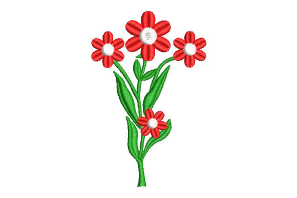 Plant with Red Flowers Embroidery Review for Gift Crafters