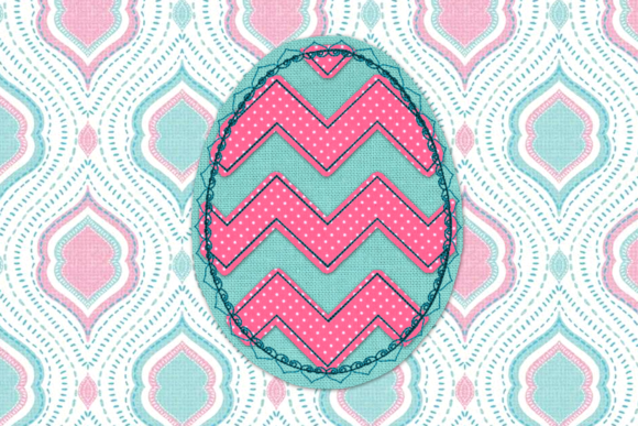 Raggy Easter Egg Heart Edge Embroidery Design Review