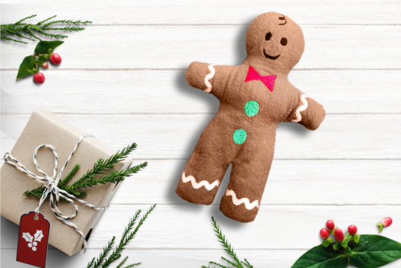 Reviewing Gingerbread Boy Plush ITH for Holiday Collections