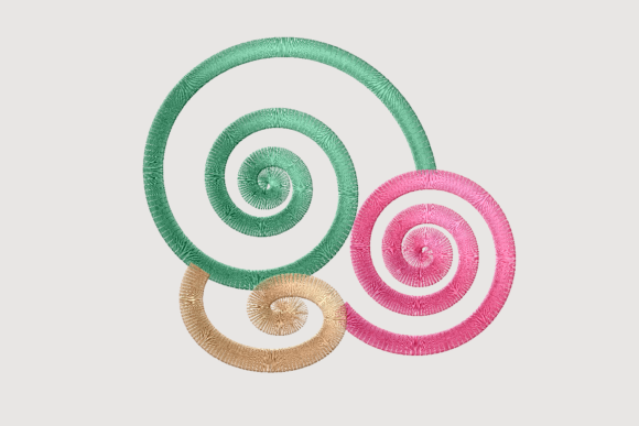 Spiro Mandala: A Playful Embroidery Design for Personalized Gifts