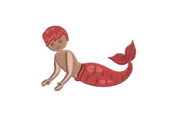 The Child Merman Embroidery Design: A Craft Fair Gem