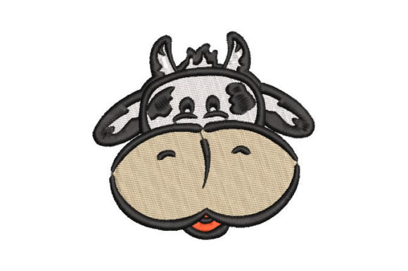 Why This Cow Face Embroidery Design Is a Craft Fair Winner